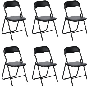 Chaises pliantes - les 6