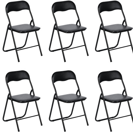 Chaises pliantes - les 6