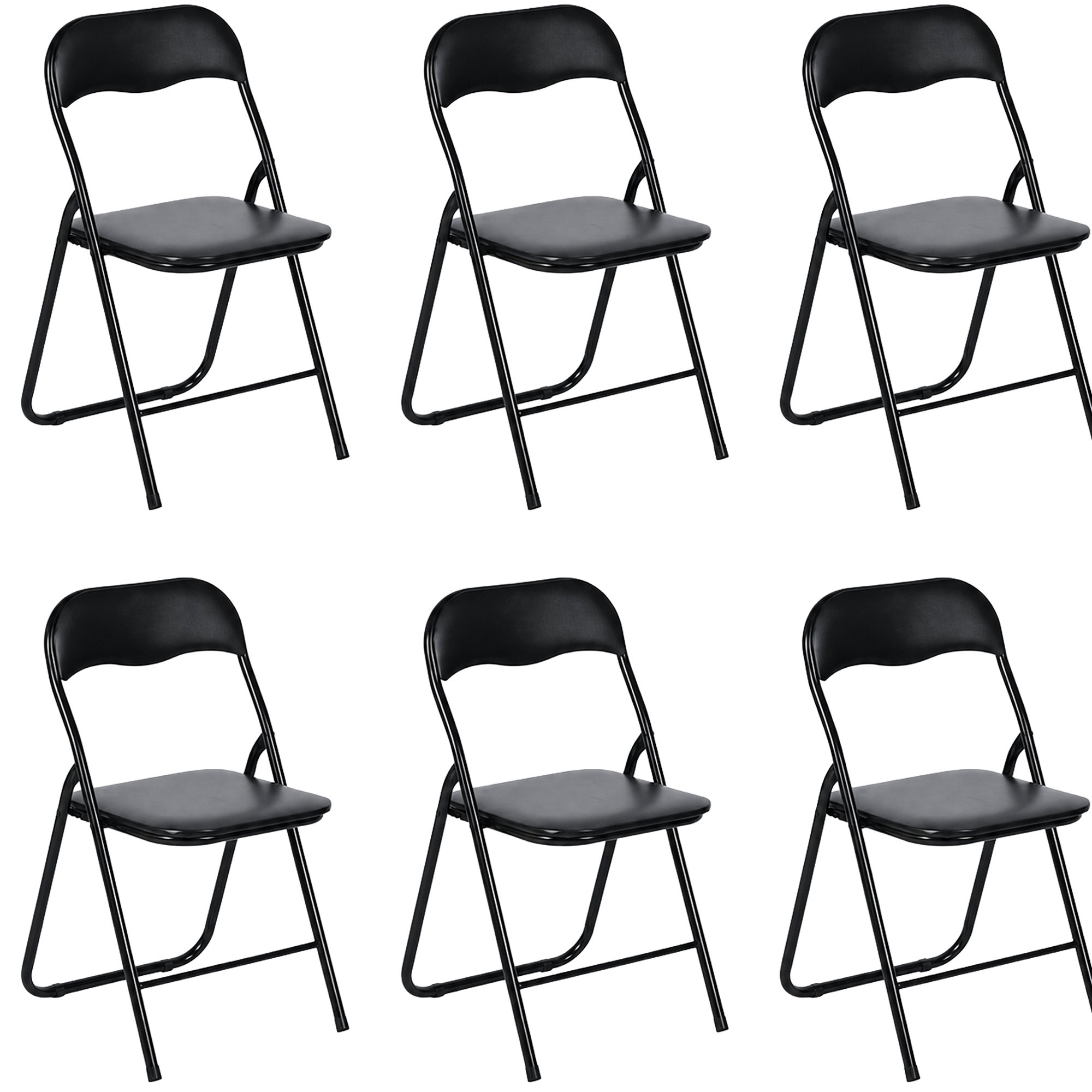 Chaises pliantes - les 6