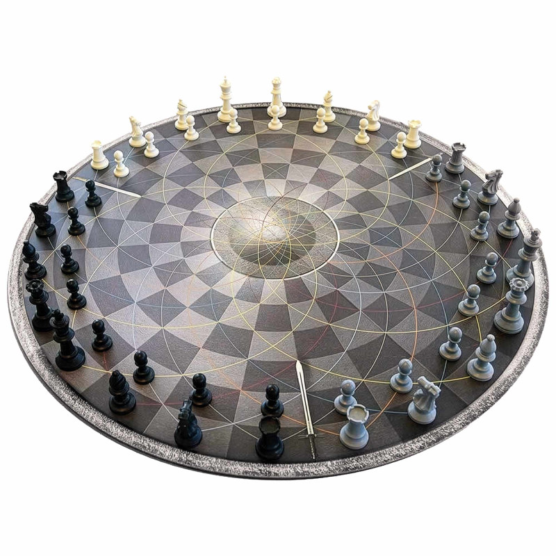Le jeu d’échecs en trio