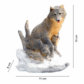 La figurine louve et son petit (3)