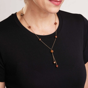 Le collier perles et shamballa (3)