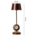 La lampe horloge en cuir (3)