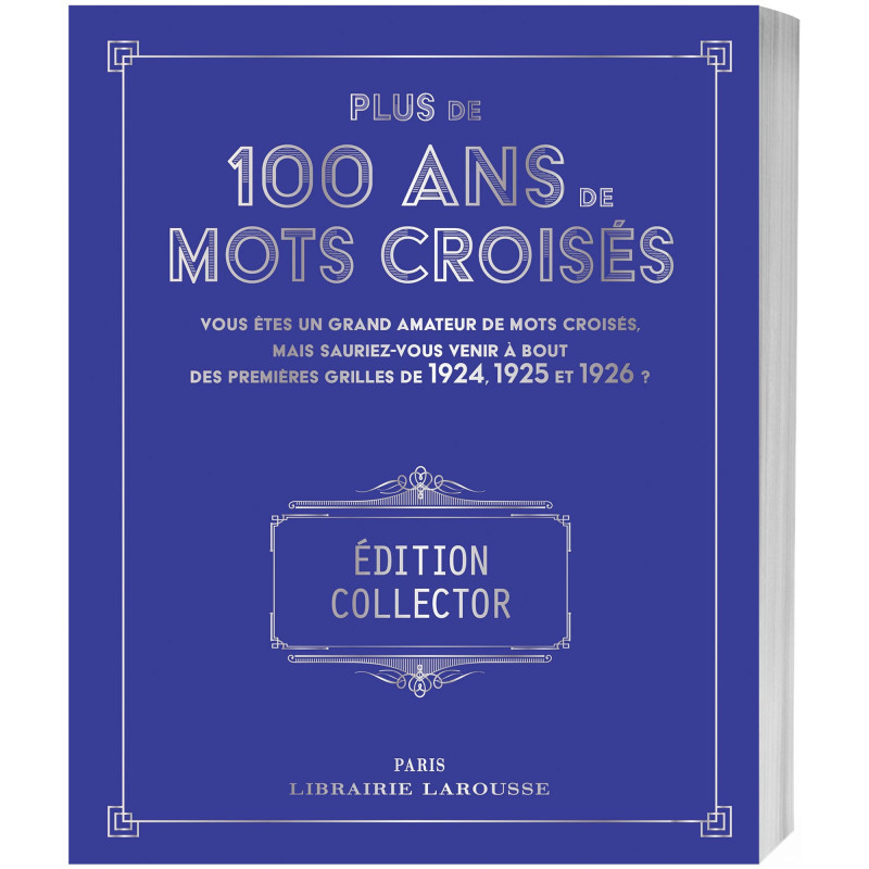 Plus de 100 ans de mots croisés