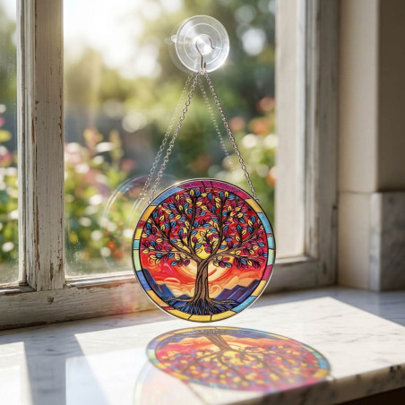 Le vitrail arbre de vie (2)