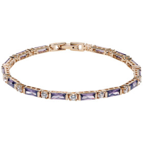 Le bracelet aux cristaux violets