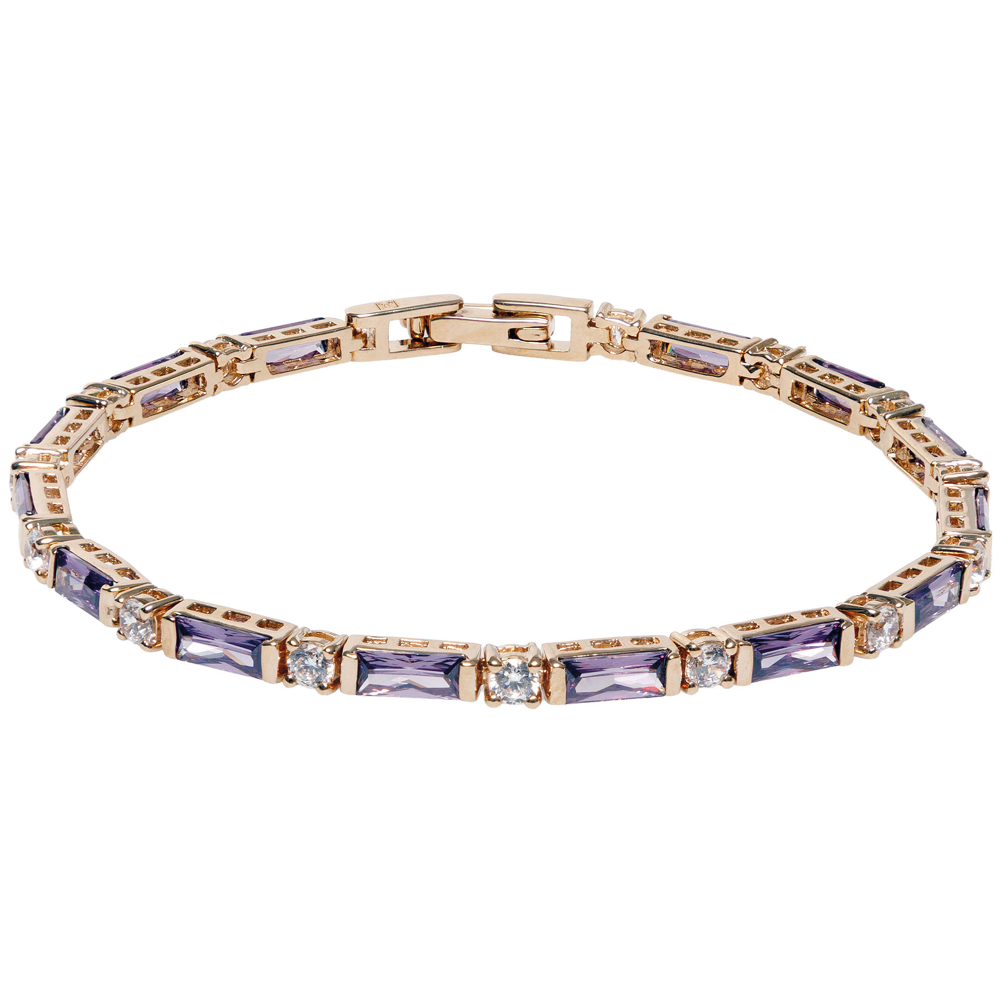 Le bracelet aux cristaux violets