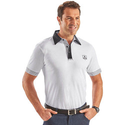 Polos microfibre Black & White - les 2