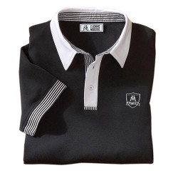Polos microfibre Black & White - les 2