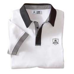Polos microfibre Black & White - les 2