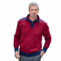 Pull zippé sporting Bordeaux