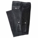 Pantalon velours battle Noir