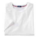 Tee-Shirt Coton Peigné Blanc