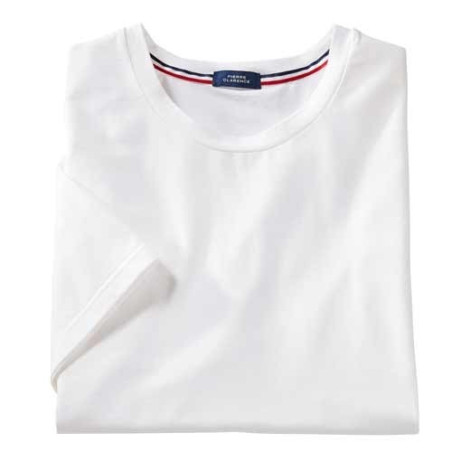 Tee-Shirt Coton Peigné Blanc