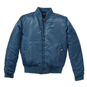 Bomber’s Navy Pierre Clarence, Tour de poitrine : XL (112/116), Couleur : Bleu, par l’Homme Moderne.
