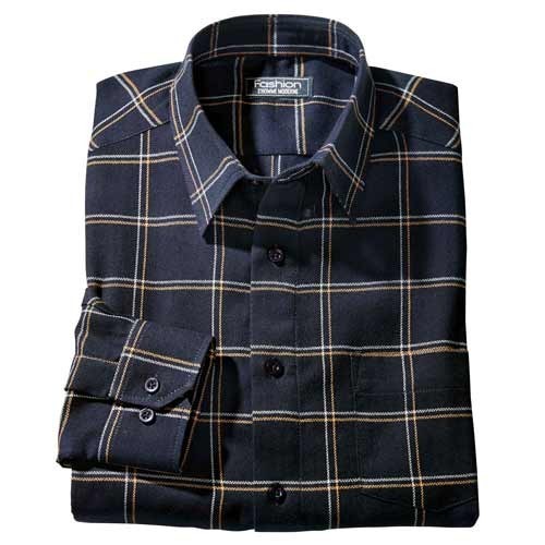 Chemise Carreaux Classiques Marine