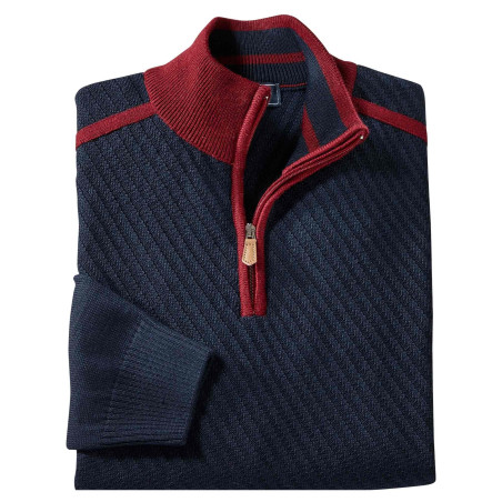Pull Laine Col Montant