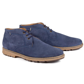 Boots Cuir West-Line, Pointure : 40, Couleur : Bleu, par l’Homme Moderne.
