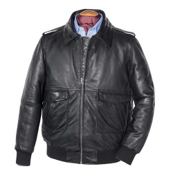 Blouson Cuir Aviateur