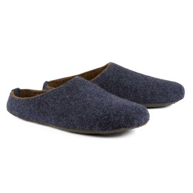 Mules Feutre Scandic, Pointure : 42, Couleur : Bleu, par l’Homme Moderne.