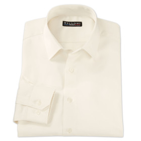 Chemise Fabrication Française, Encolure : 39/40, Couleur : Blanc, par l’Homme Moderne.