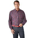 Chemise Flanelle Bordeaux