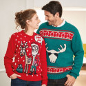 Pull de Noël Rouge