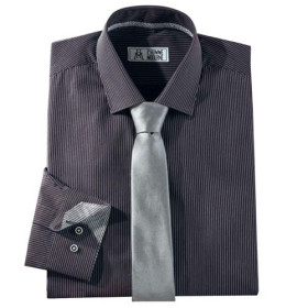 Chemise & cravate élégance, Encolure : 41/42, par l’Homme Moderne.