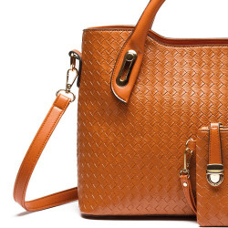 Duo Sac à main & Pochette «tressés»
