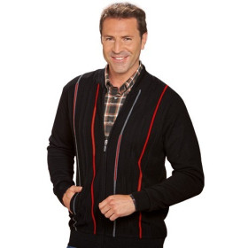 Blouson Mérinos Caviar, Tour de poitrine : M (96/100), Couleur : Noir, par l’Homme Moderne.