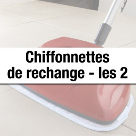 Chiffonnettes de rechange - les 2, par l’Homme Moderne.