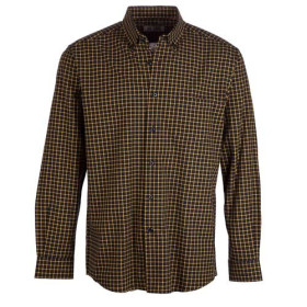 Chemise carreaux flanelle, Encolure : 39/40, Couleur : Jaune, par l’Homme Moderne.