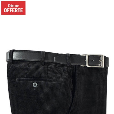 Pantalon velours confort extensible