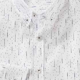 Chemise blanc graphique