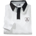 Polos micro-coton Black & White - les 2