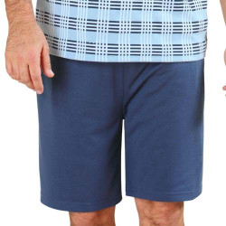 Pyjashort Blue-Dream Haut carreaux