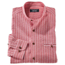 Chemise rayée Seersucker
