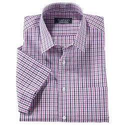 Chemisette carreaux coupe confort 