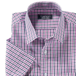 Chemisette carreaux coupe confort 