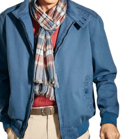 Blouson bleu denim