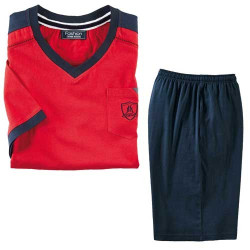 Pyjashort coton athletic - les 2