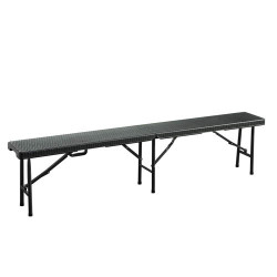 Banc de jardin «rotin»