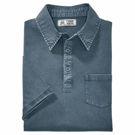 Polo effet délavé