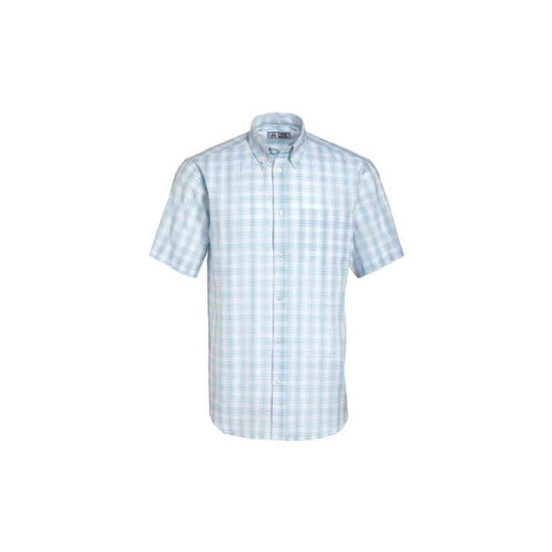 Chemisette carreaux seersucker