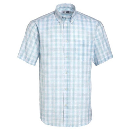 Chemisette carreaux seersucker