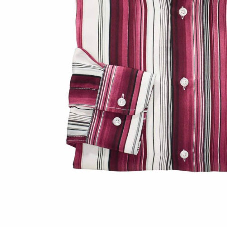 Chemise microfibre rayée