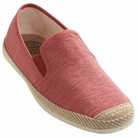 Mocassins Toile Holidays, Pointure : 40, Couleur : Rouge, par l’Homme Moderne.