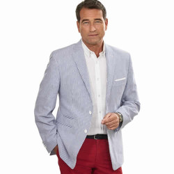 Veste Rayée Seersucker