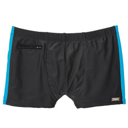 Short de Bain  Bleu Lagon Uni
