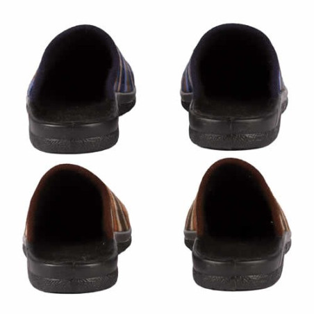 Duo de mules à carreaux - les 2 paires